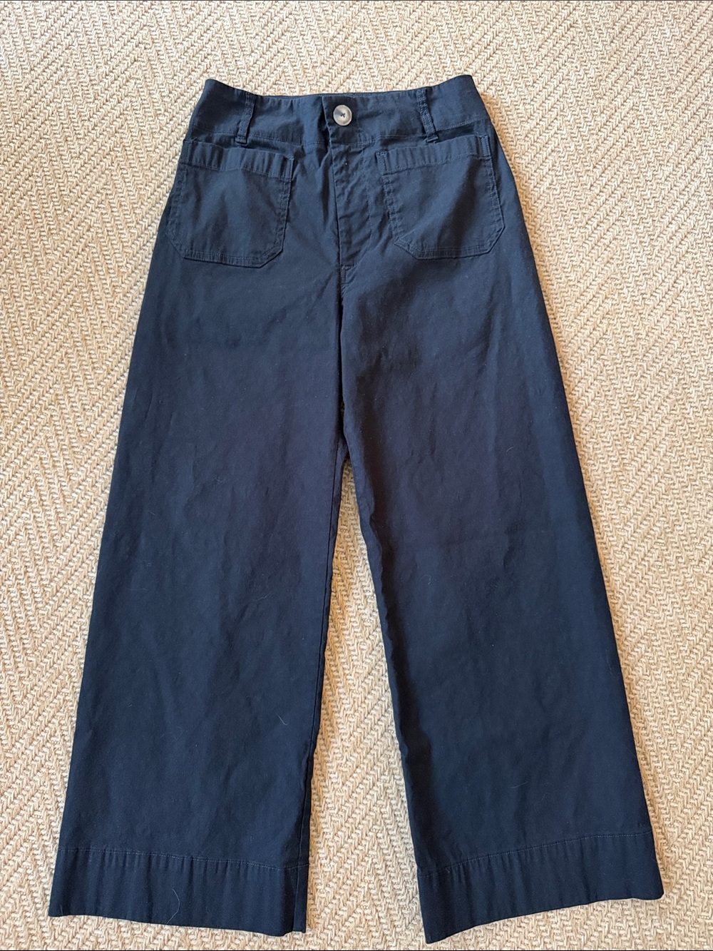 VGUC Maeve by Anthropologie Wide-Leg Pants in Black Sz 28